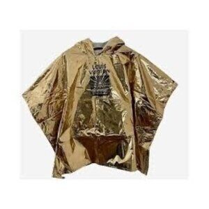 Louis Vuitton Pharrell Williams Paris Runway Poncho in Gold